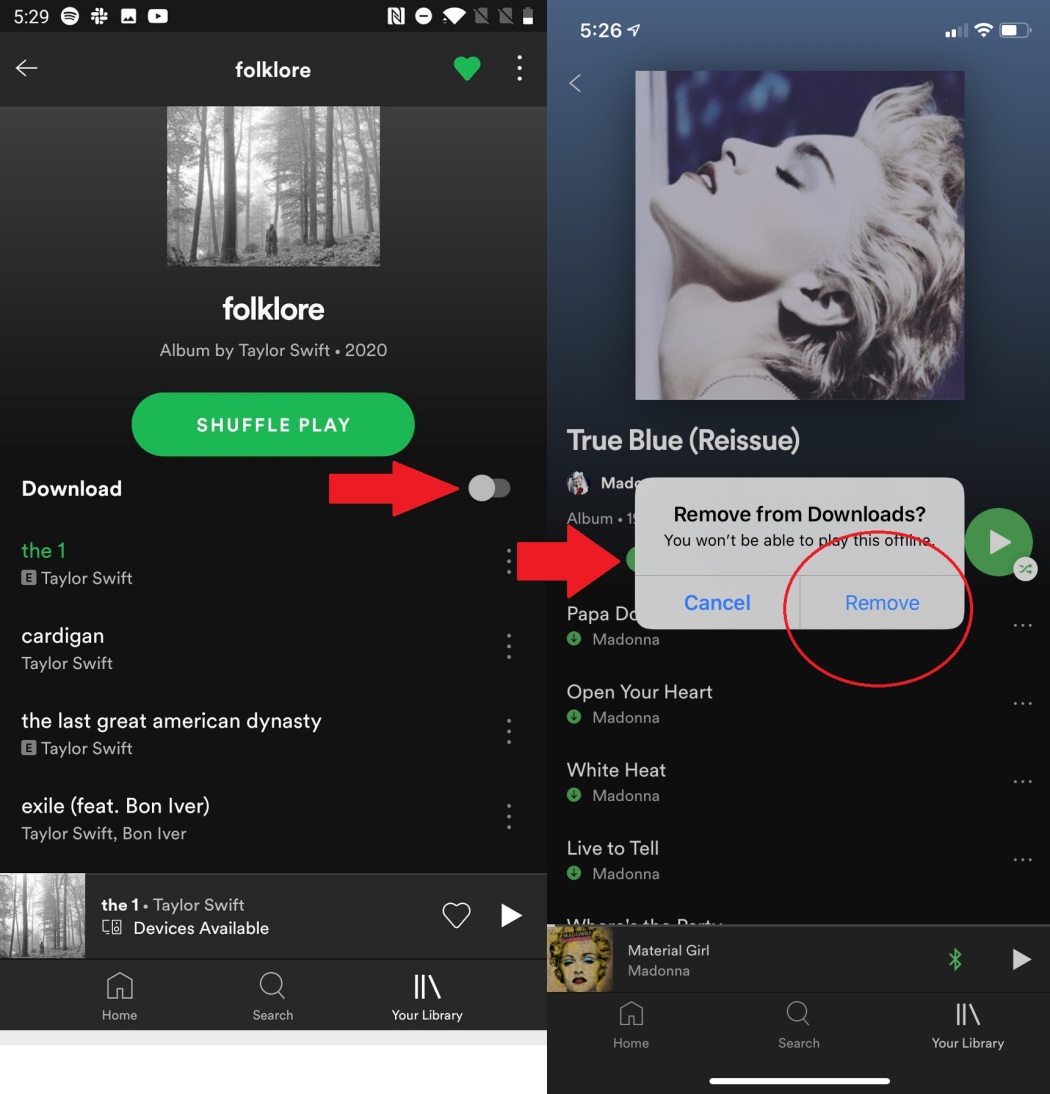 Says spotify is used by another program and cannot downloading